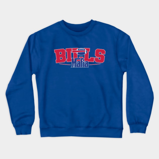 Bills Mafia Crewneck Sweatshirt by Nagorniak